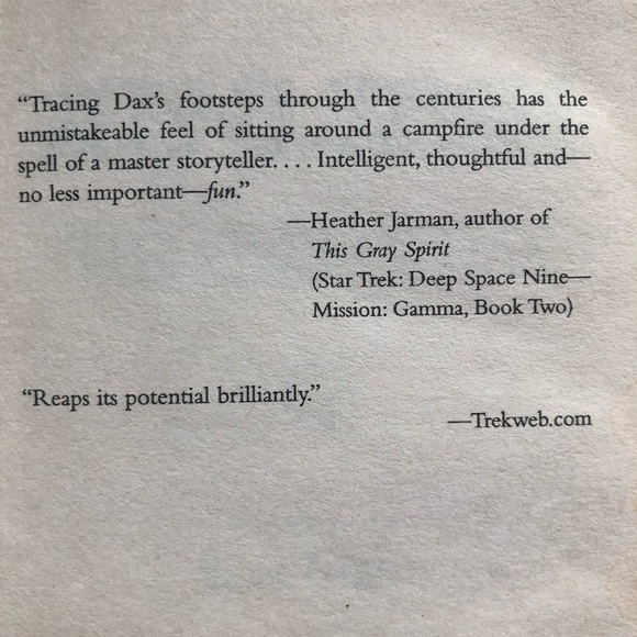 StarTrek DS9: The Lives of Dax book - Picture 2 of 8